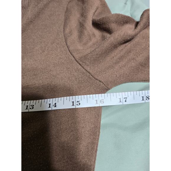 Zenana Outfitters large women's brown button front cardigan - Picture 9 of 10